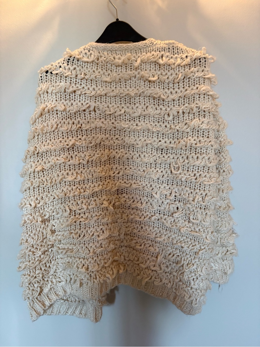 Rylee + Cru Soft Cream Loop-Textured Open Cardigan - Picture 3 of 7